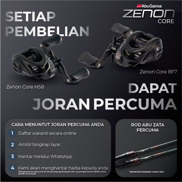 Abu Garcia Zenon Core HS8 | BF7 - BC Reel Series (MADE IN KOREA)