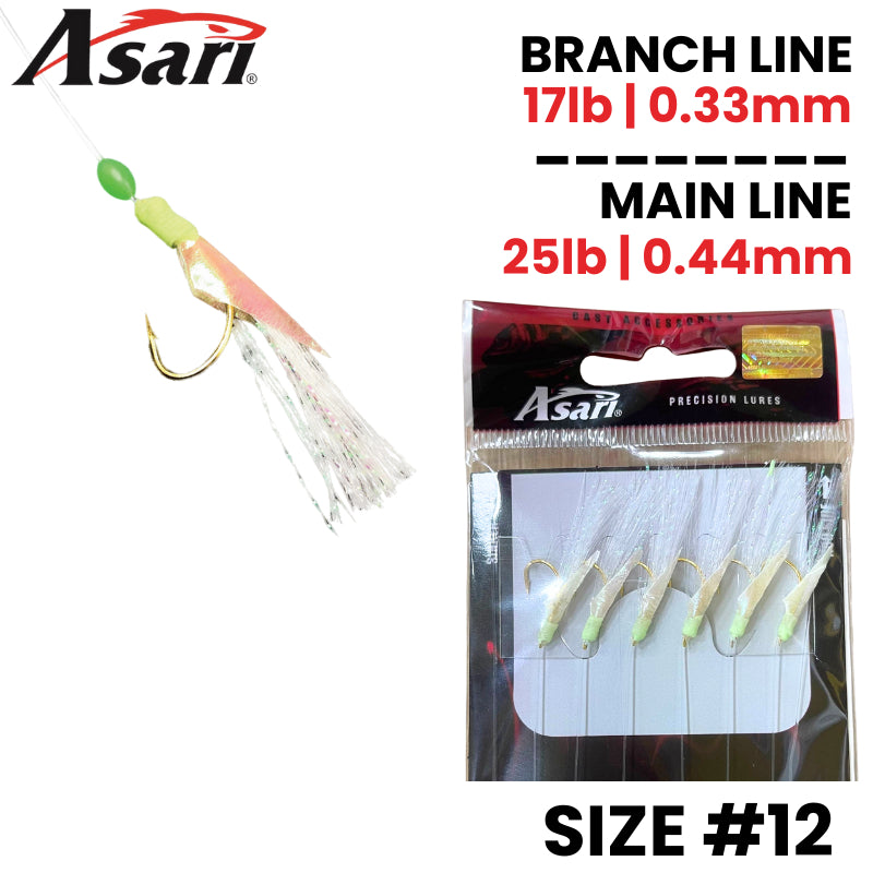 ASARI 838 Fish Skin Sabiki - Apollo