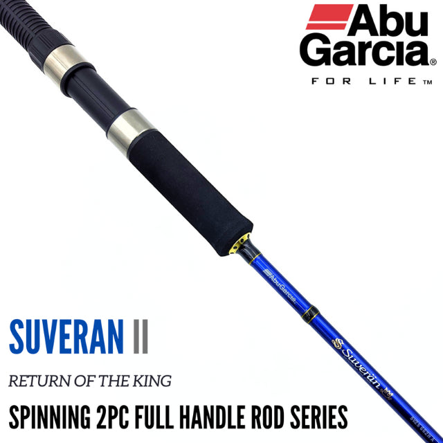 Abu Garcia Suveran 2 - Spinning 2pc Full Handle Rod Series