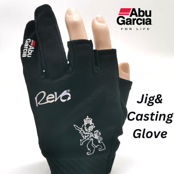 Abu Garcia Fishing Jig Glove Black - L size