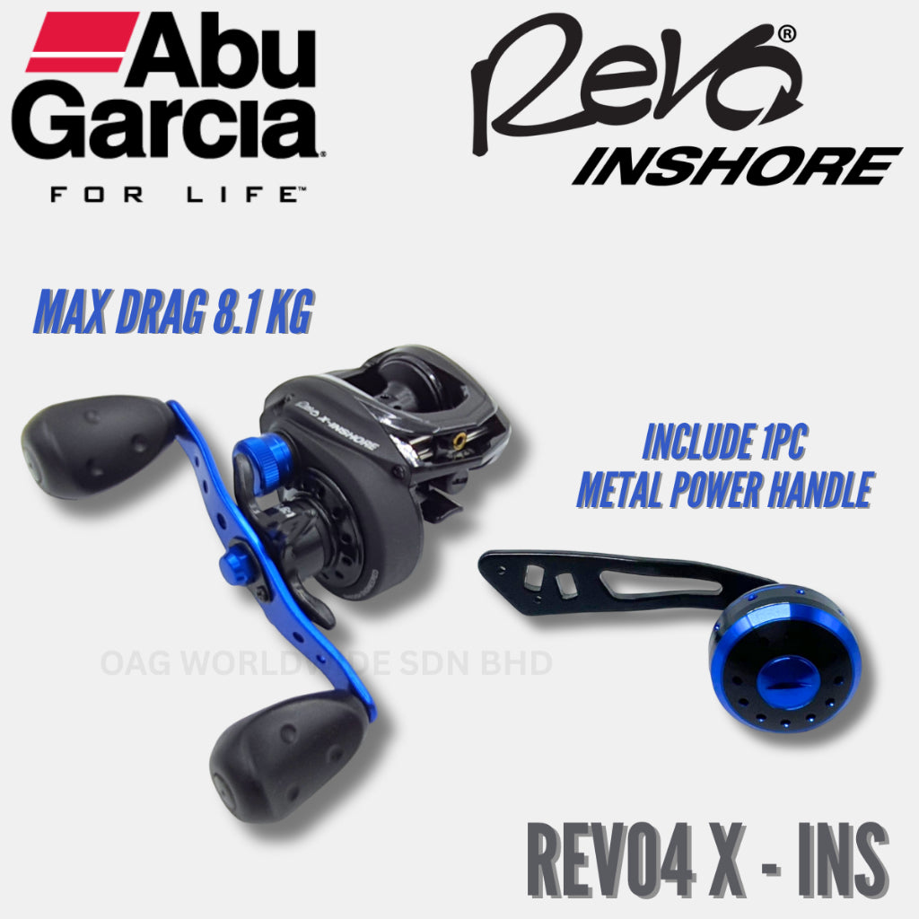 [ Include Power Handle ] Abu Garcia Revo4 X Inshore - BC Reel (Made in Korea) Revo4 X - INS