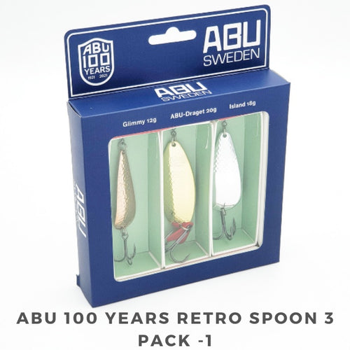 Abu Garcia 100years Retro Spoon 3pack - Spoon Lure
