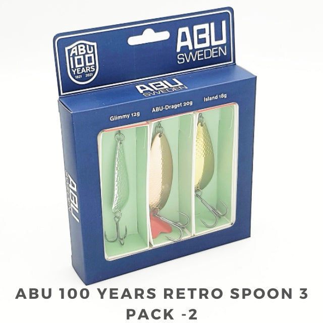 Abu Garcia 100years Retro Spoon 3pack - Spoon Lure