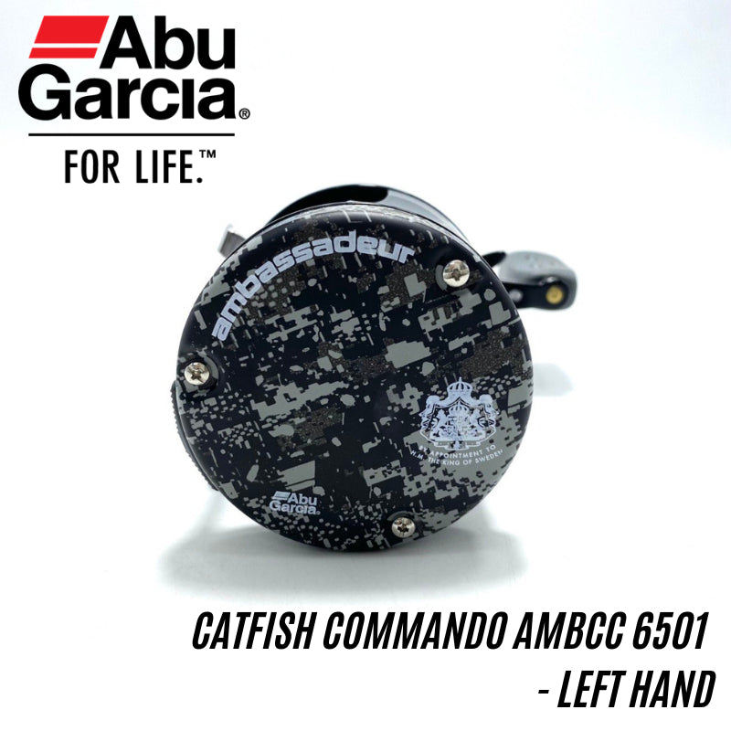 Abu Garcia Catfish Commando AMBCC-6501  - Round BC Reel Series