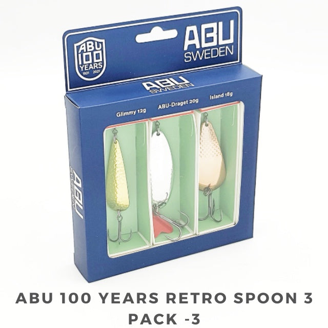Abu Garcia 100years Retro Spoon 3pack - Spoon Lure