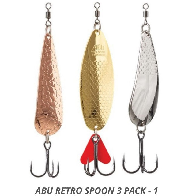 Abu Garcia 100years Retro Spoon 3pack - Spoon Lure