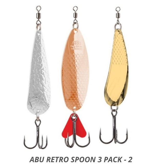 Abu Garcia 100years Retro Spoon 3pack - Spoon Lure