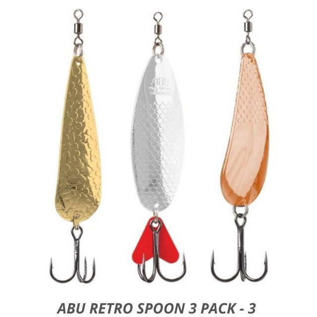 Abu Garcia 100years Retro Spoon 3pack - Spoon Lure