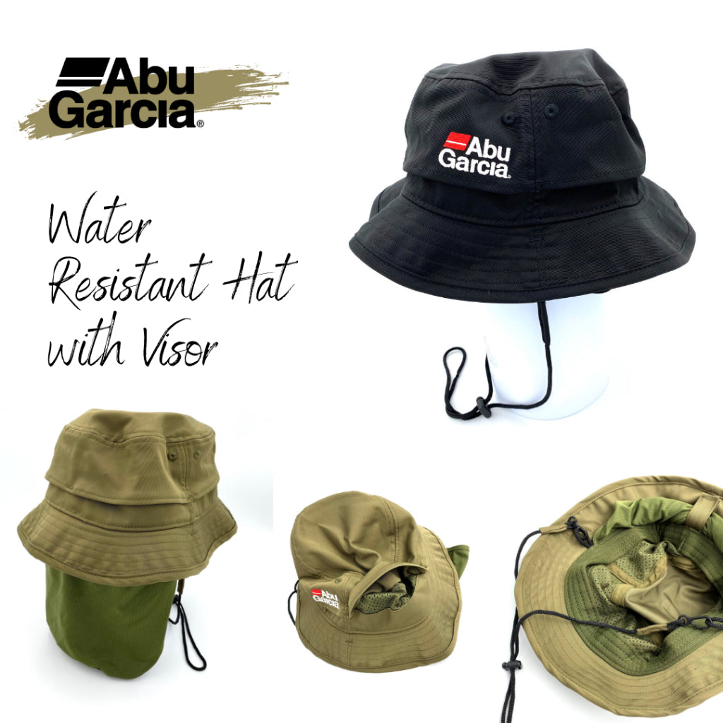 Abu Garcia Water Resistance Hat - Olive and Black (JDM)