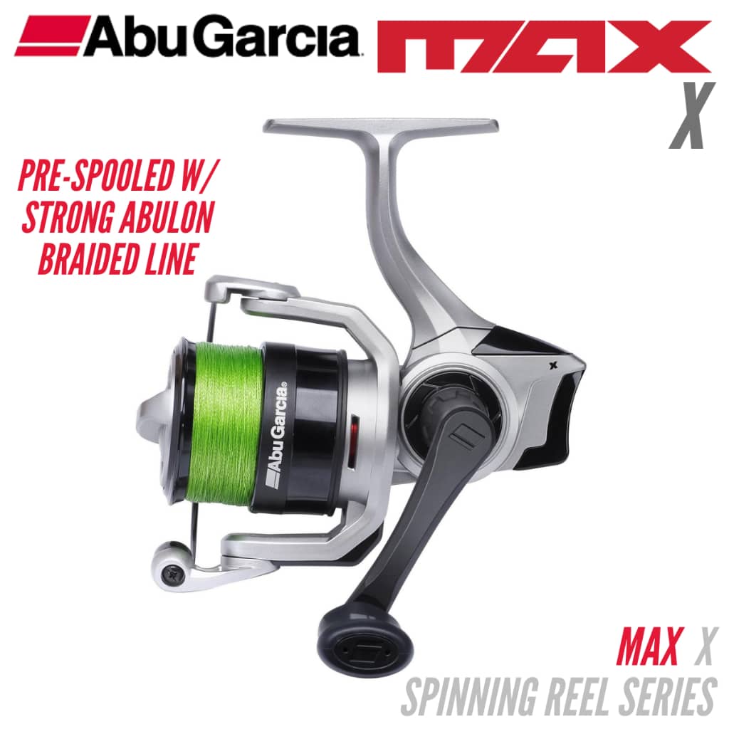 Abu Garcia Max X - Spinning Reel Series-Europe Model [ Inc Braided Line ]