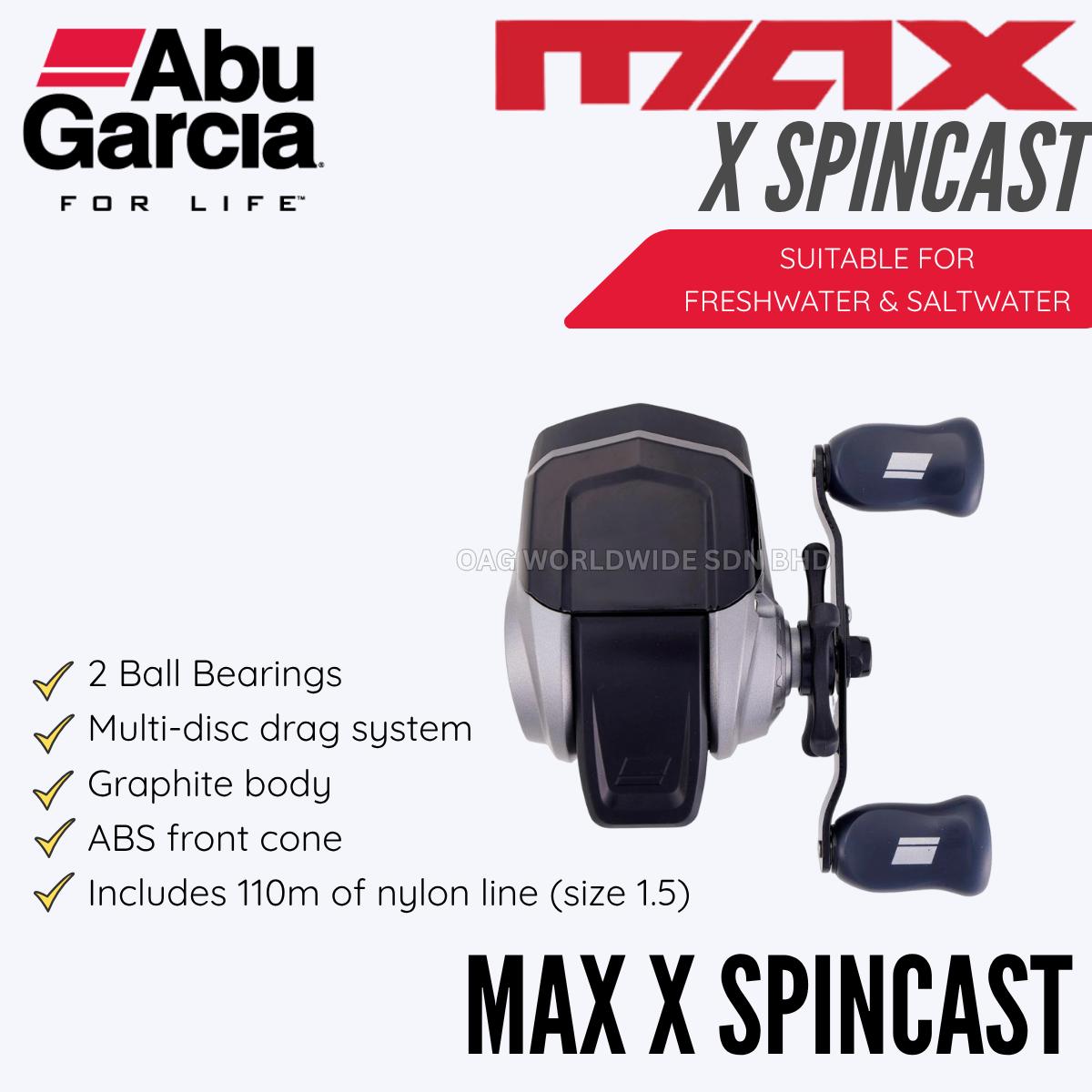 Abu Garcia Max X Spincast - Spin Cast Reel