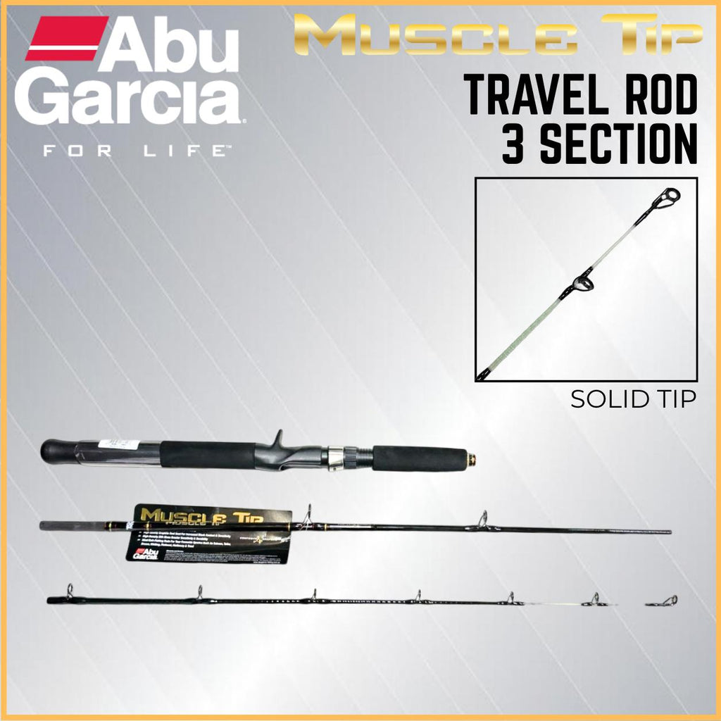 NEW Abu Garcia Muscle Tip - Casting Travel Rod 3pc