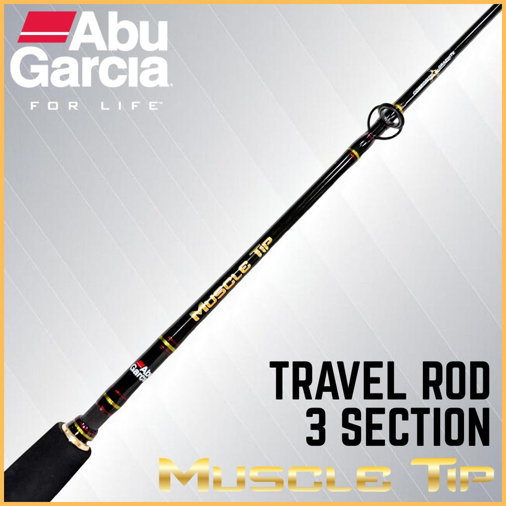 NEW Abu Garcia Muscle Tip - Casting Travel Rod 3pc