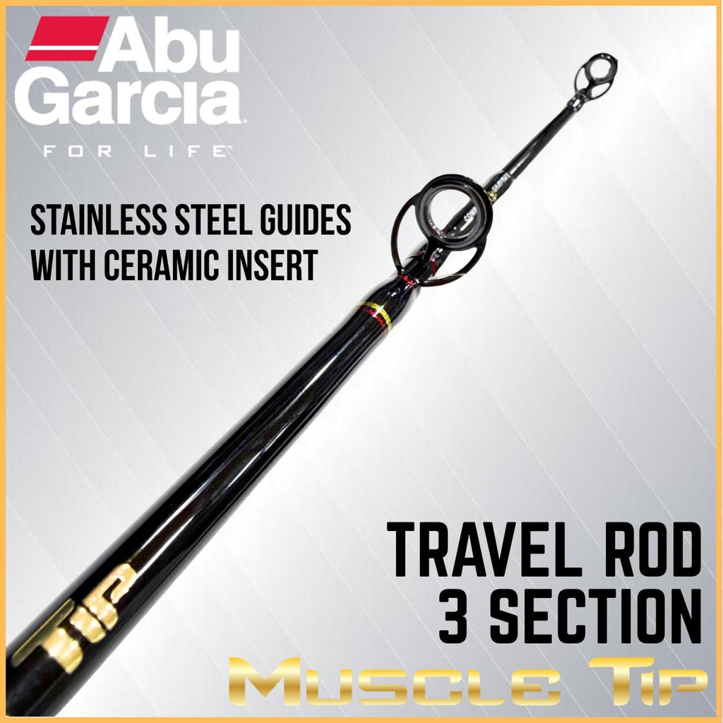 NEW Abu Garcia Muscle Tip - Casting Travel Rod 3pc