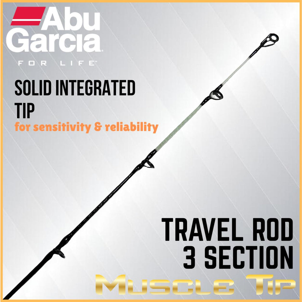 NEW Abu Garcia Muscle Tip - Casting Travel Rod 3pc