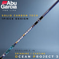 NEW Abu Garcia Ocean Project 3 (OAG) - Solid Carbon Jigging Spinning/Casting Rod Series Ocean Project3