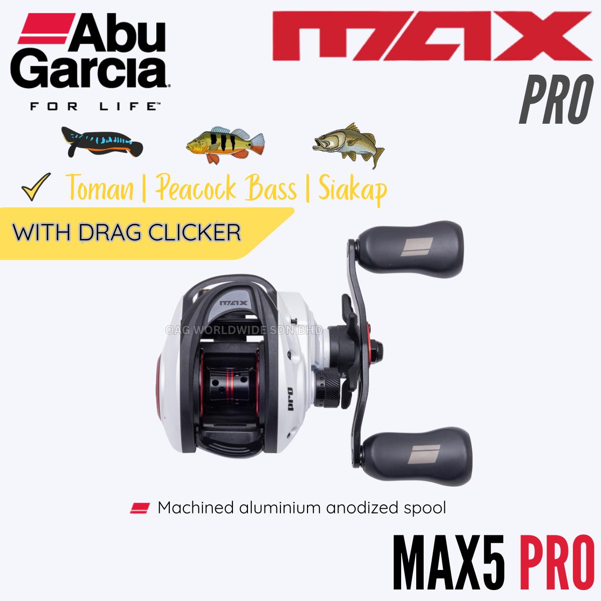 NEW Abu Garcia Max5 Pro [With Drag Clicker] - BC Reel Series Max 5 Pro