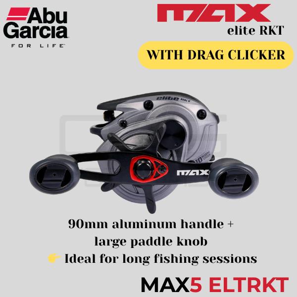 NEW Abu Garcia Max5 ELITE ROCKET [With Drag Clicker] - BaitCasting Reel Series Max 5 ELTRKT