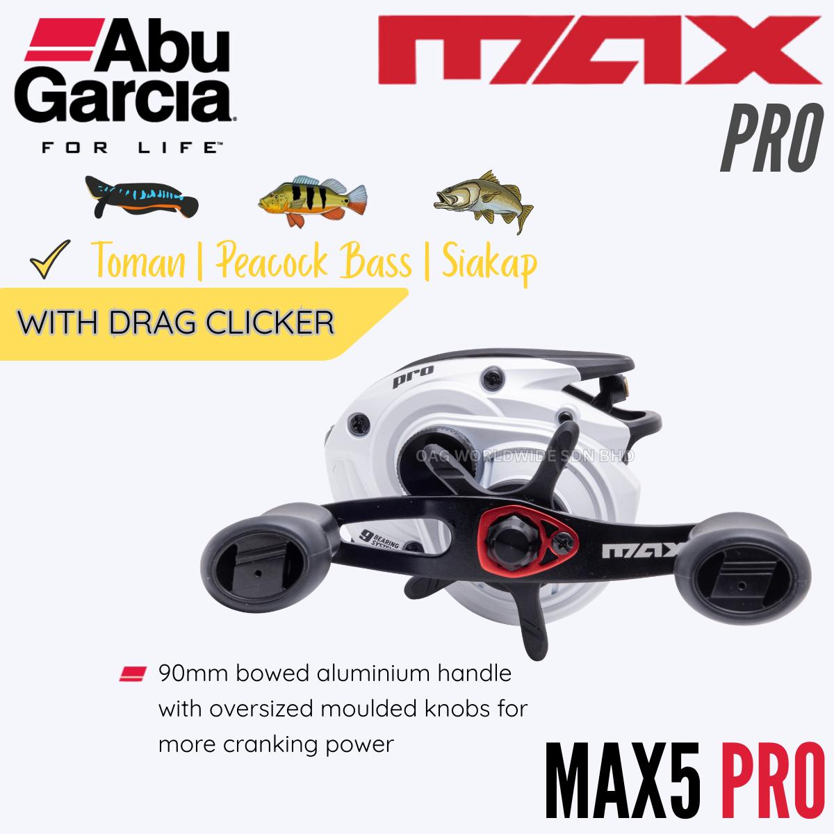 NEW Abu Garcia Max5 Pro [With Drag Clicker] - BC Reel Series Max 5 Pro