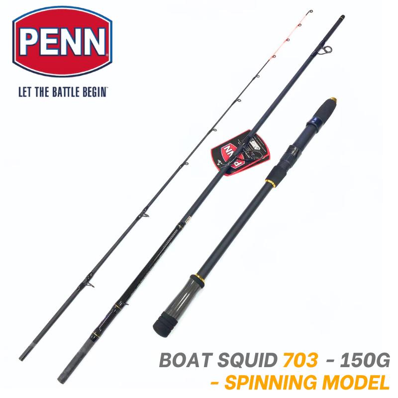 Penn Wrath II - 3pc Squid Boat Rod Solid Tip