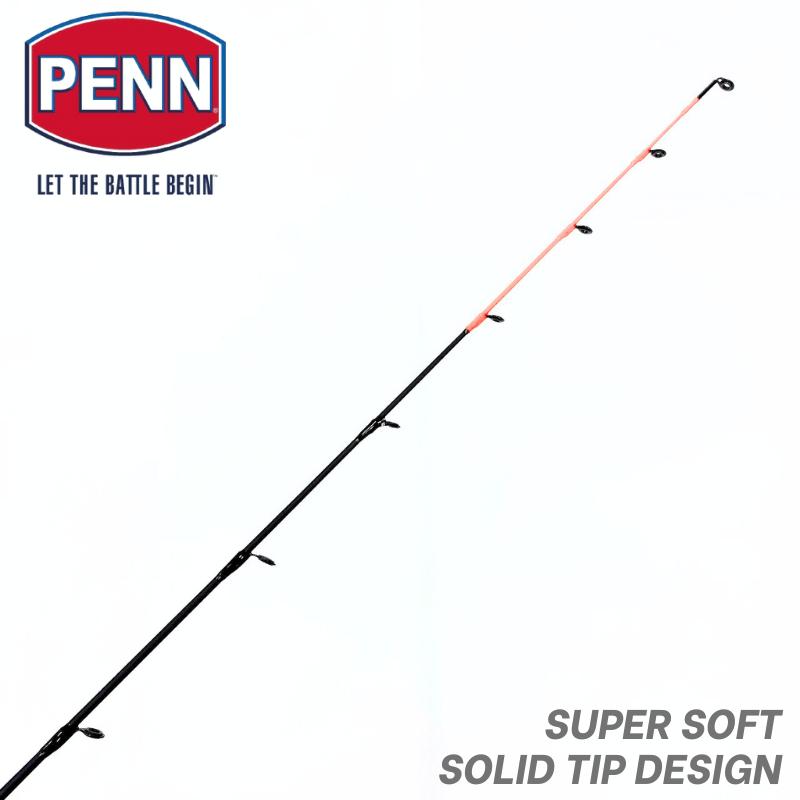 Penn Wrath II - 3pc Squid Boat Rod Solid Tip