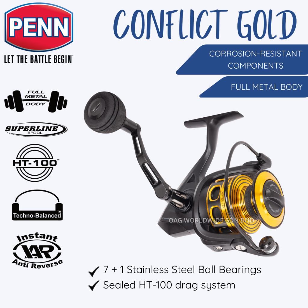 NEW Penn Conflict Gold - Spinning Reel Series