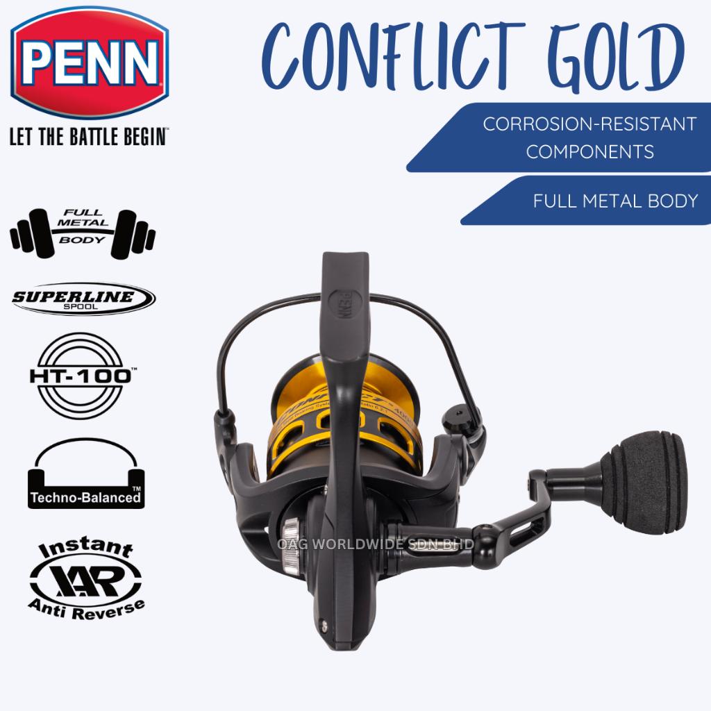 NEW Penn Conflict Gold - Spinning Reel Series