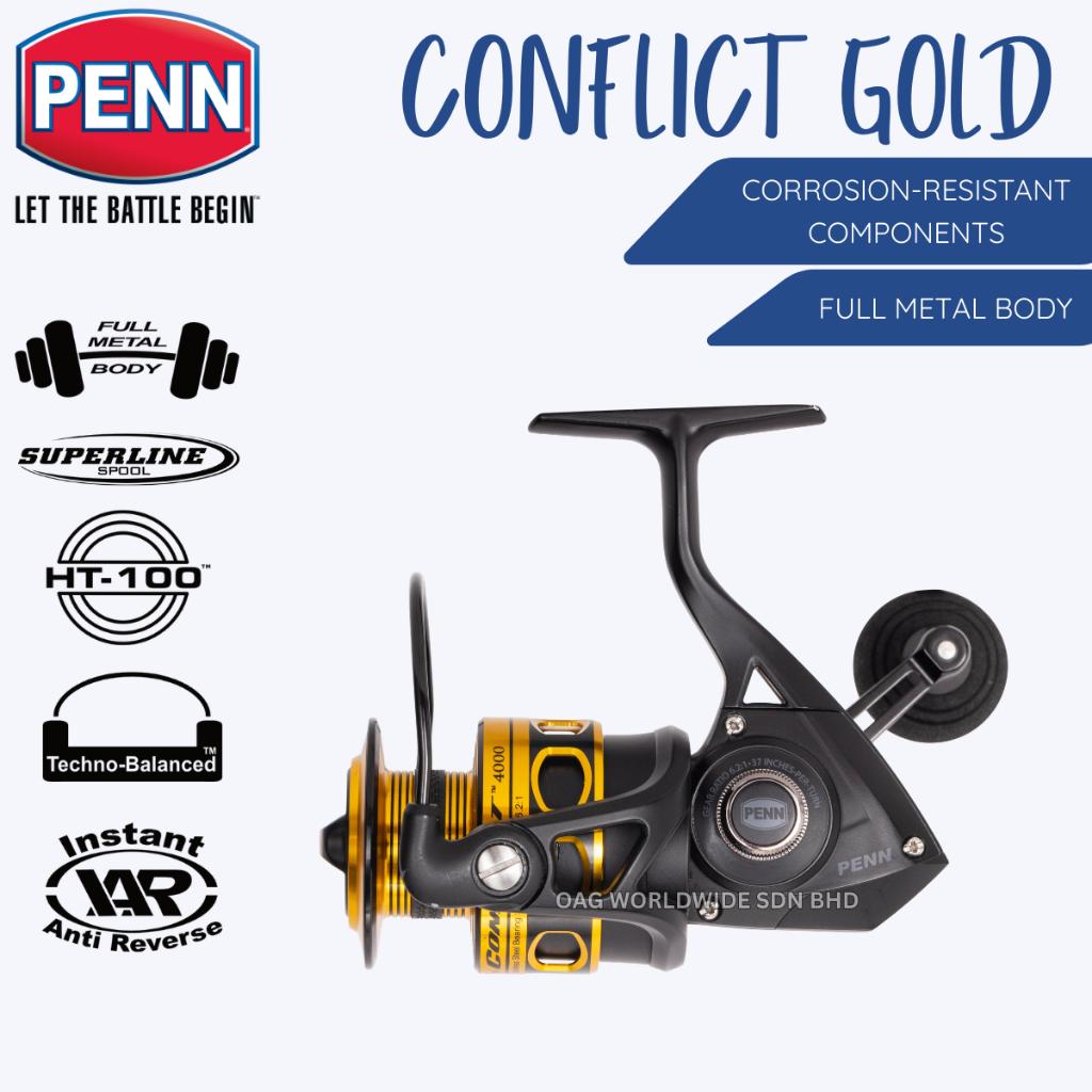 NEW Penn Conflict Gold - Spinning Reel Series