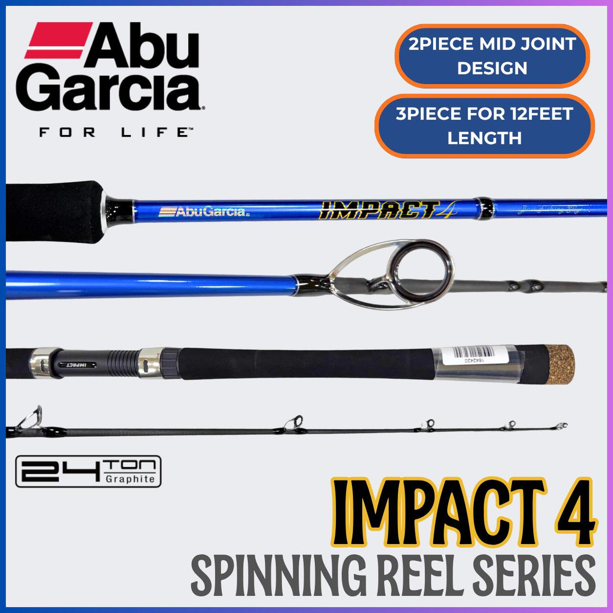 Abu Garcia Impact 4 - Spinning Reel Series
